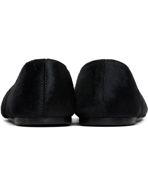 Khaite Black Jane Ballerina Flats