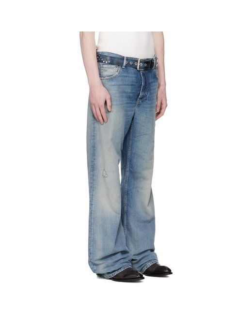 Acne Blue 2021M Regular Fit Jeans for men