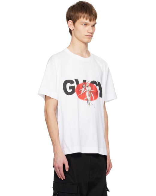 T-shirt droit blanc Givenchy pour homme en coloris White