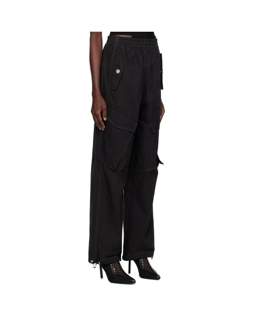 Dion Lee Black Snap Trousers