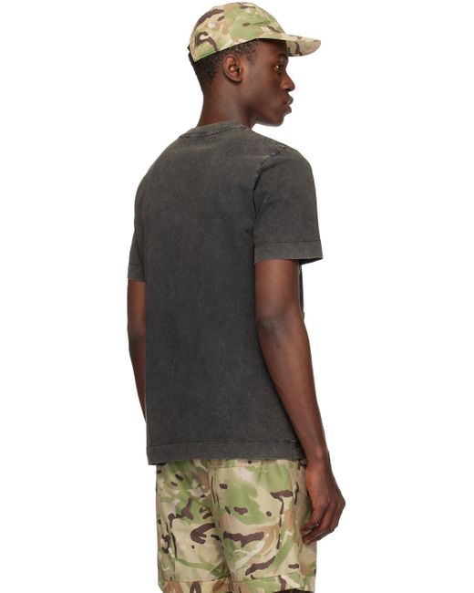 T-shirt gris à patchwork 1017 ALYX 9SM pour homme en coloris Black