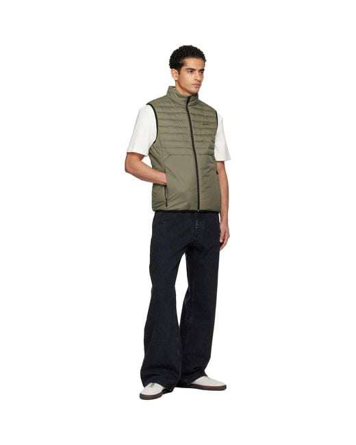 Boss Green Khaki Water-Repellent Reflective Accents Vest for men
