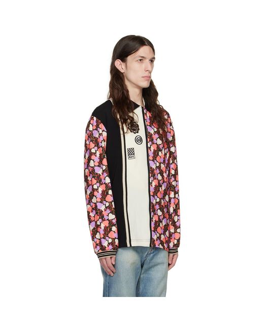 Anna Sui Red Ssense Exclusive Multicolour Blooming Hearts Sweatshirt for men