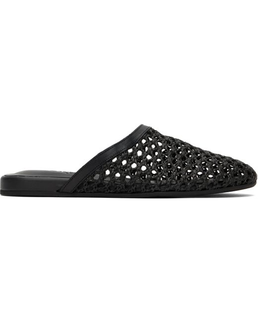 Ancient Greek Sandals ブラック 'The Slipper' スリッパ Black