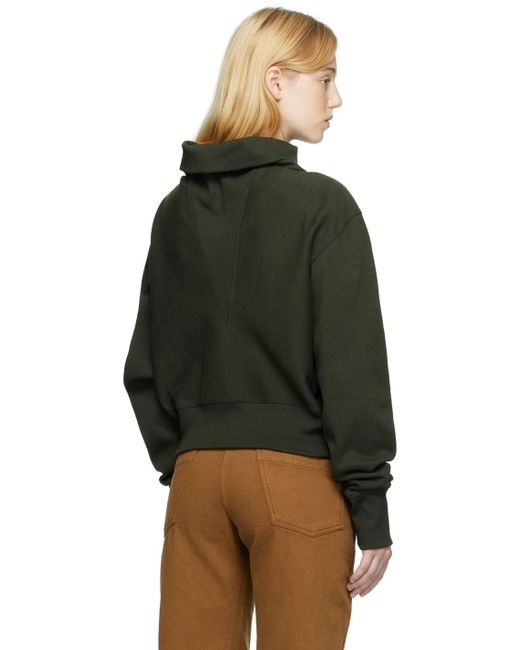 Col Roulé Côtelé Kaki Exclusif À Ssense Quira en coloris Black