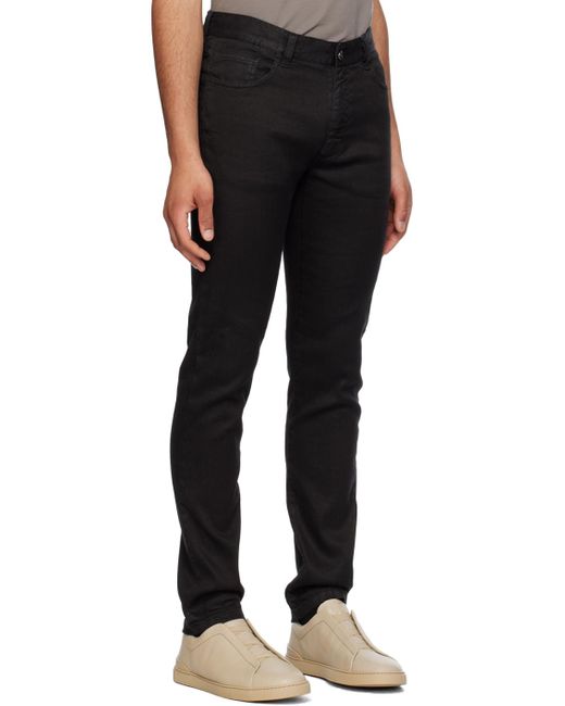 Zegna Black Roccia Jeans for men