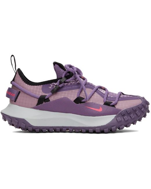 Nike Rubber Acg Mountain Fly Low Se Sneakers in Purple | Lyst