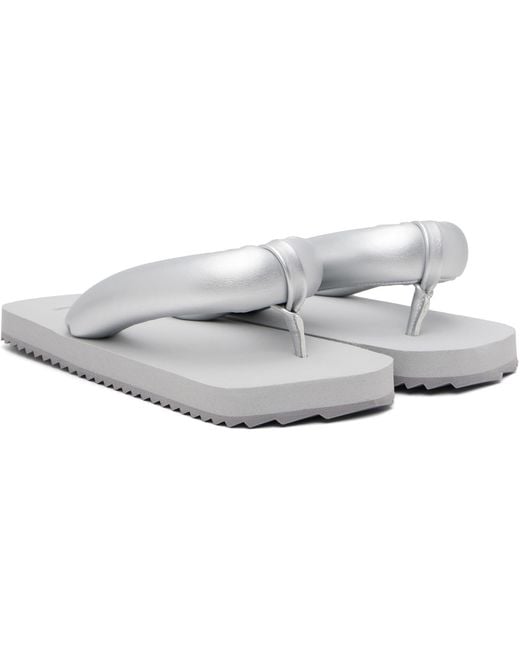 Yume Yume White Ssense Exclusive Suki Flip-Flops
