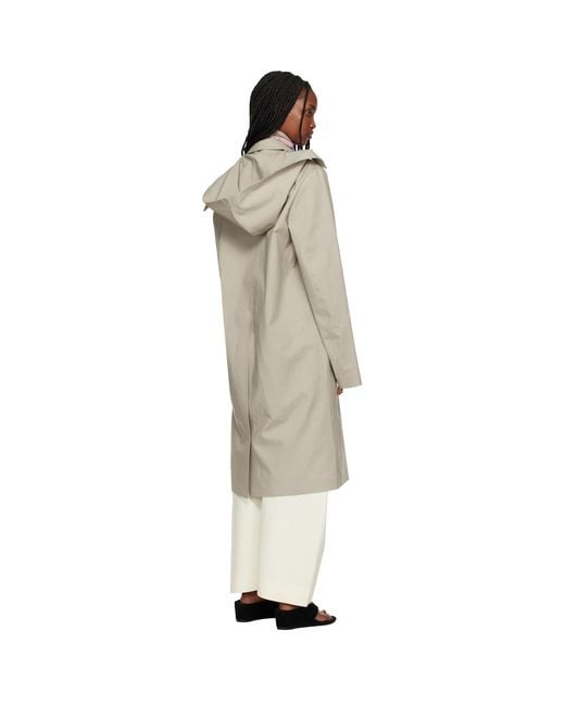 Rier Black Cotton Bonded Coat
