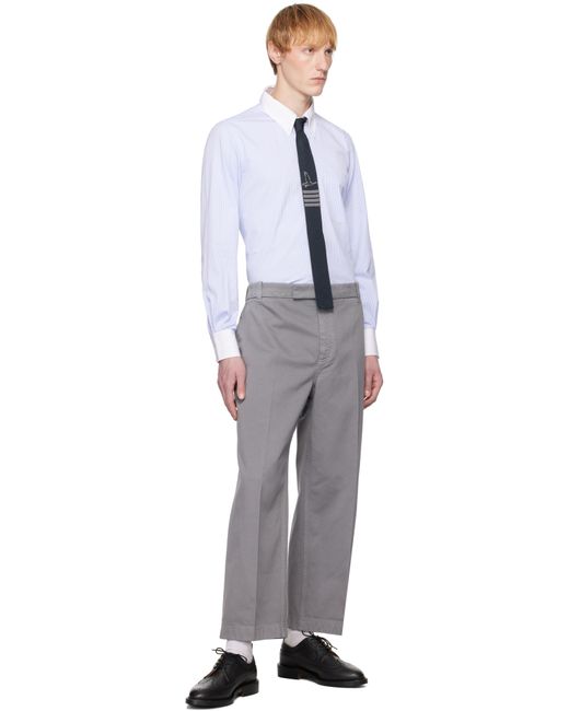 Thom Browne Black Geese Icon Jacquard Knit Tie for men