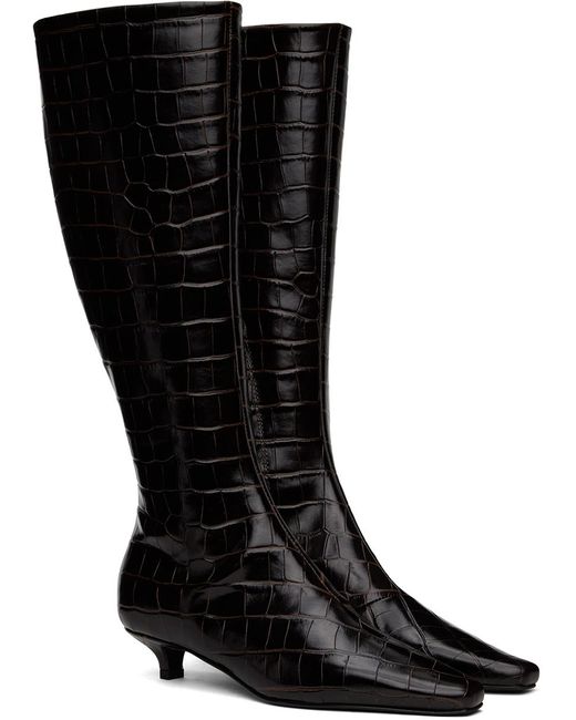 Totême  Black 'the Slim' Knee-high Boots