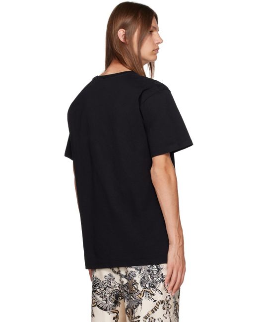 Gucci Black Blade Brand-print Cotton-jersey T-shirt for men
