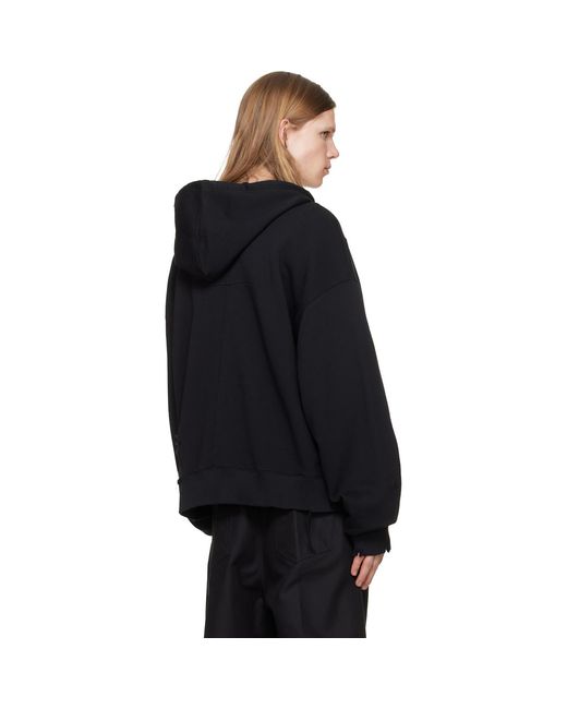 MATIERES FECALES Black Cul Hoodie for men