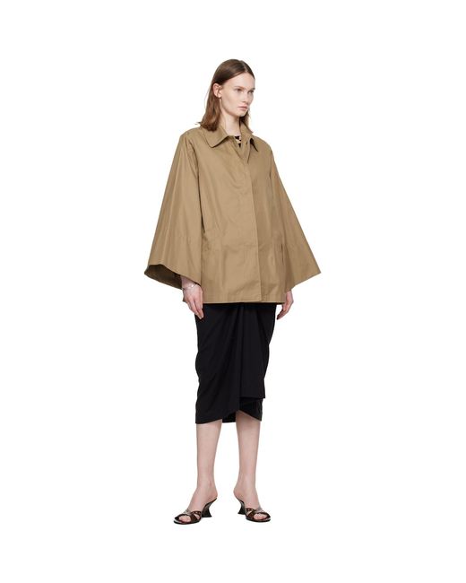 Dries Van Noten Natural Wide Sleeve Coat