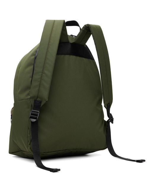 Sacai Green Khaki Pocket Backpack for men