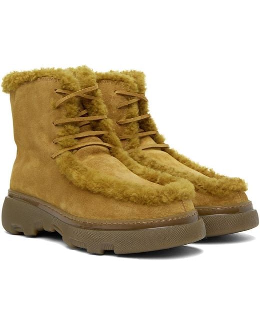 Burberry boots deals mens yellow