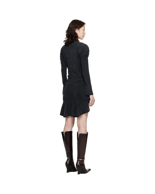 KNWLS Black Leia Minidress