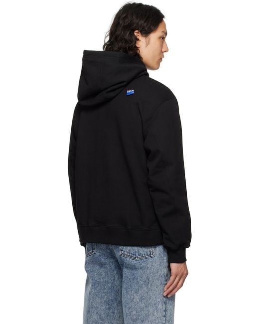 Adererror Black Sig; Trs Tag 01 Hoodie for men
