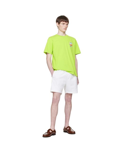 Casablanca Green Tennis Landscape Classic T‑Shirt for men