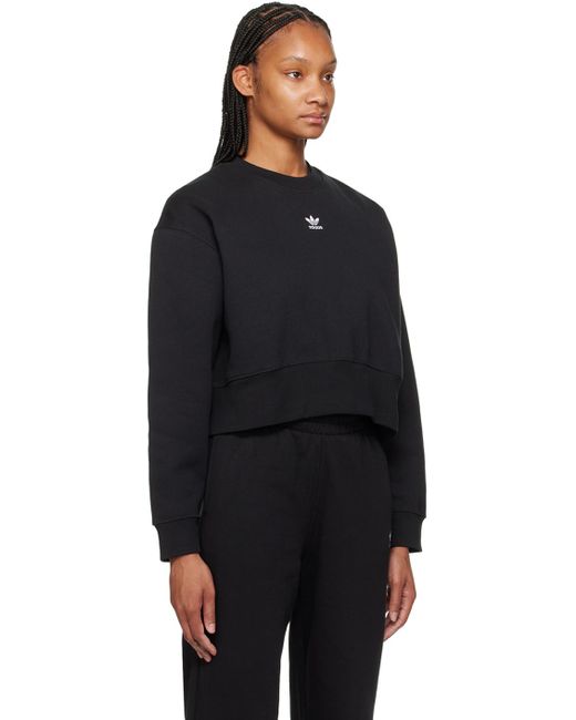 Adidas Originals Black Adicolor Essentials Sweatshirt
