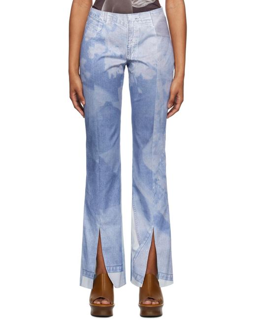 Elliss Blue Handy Jean Print Jeans