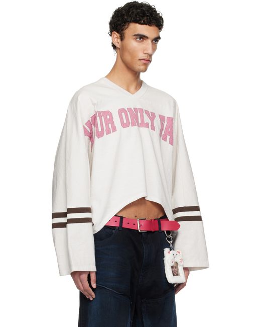 メンズ Doublet オフホワイト Pztodayエディション 'Only Fans' Tシャツ White