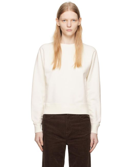 Maison Kitsuné White Off- Fox Head Sweatshirt
