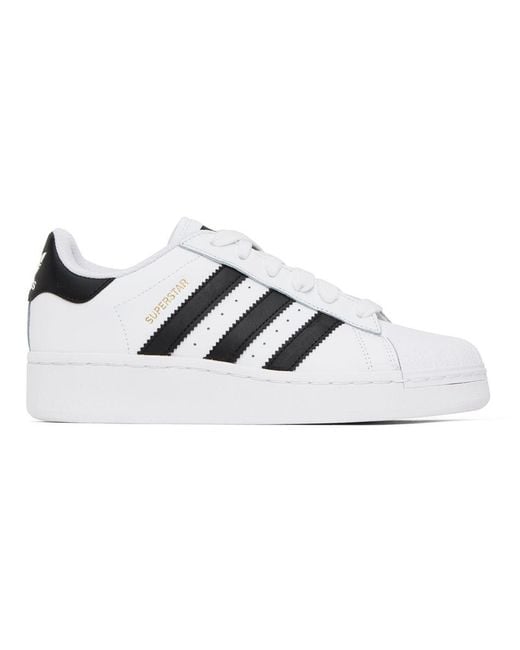 adidas Originals White Superstar Xlg Sneakers in Black for Men | Lyst