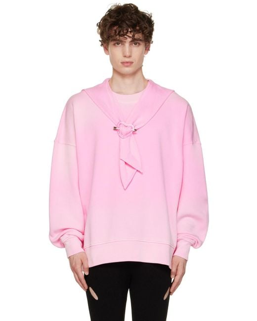 Jean Paul Gaultier Pink 'évidemment' Sailor Sweatshirt for men