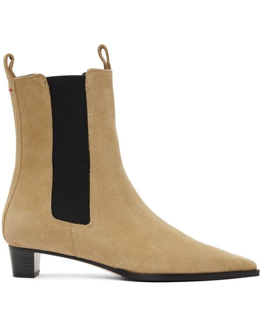 【関税込み】Aeyde タン Kiki チェルシーブーツ Aeyde Tan Kiki Chelsea Boots in Blue | Lyst