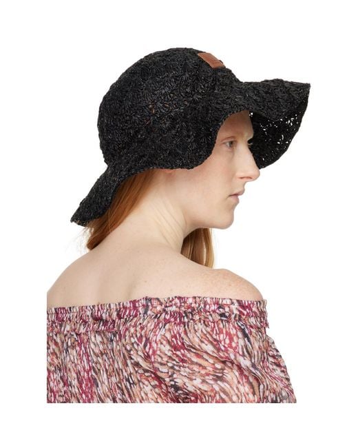 Isabel Marant Multicolor Tulum Raffia Hat