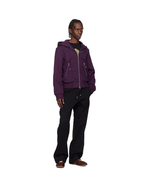 Dries Van Noten Black Drawstring Sweatpants for men