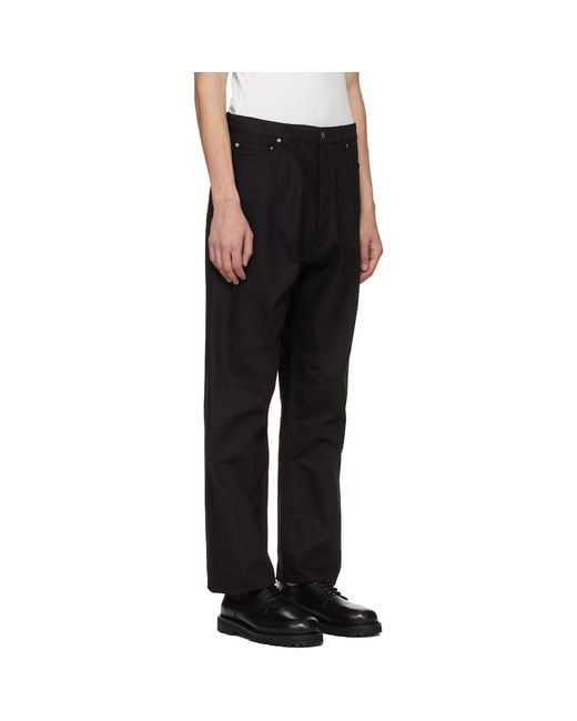 Studio Nicholson Black Marylebone Jeans for men