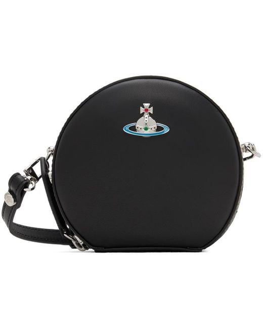 Vivienne Westwood Black Mini Round Bag for men