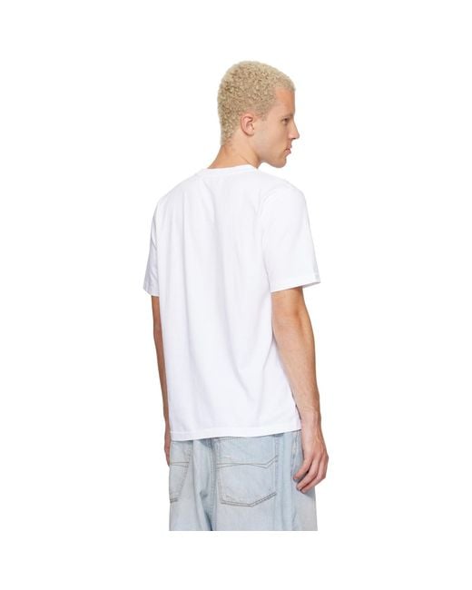 Off-White c/o Virgil Abloh White Big Bookish Regular T-Shirt for men