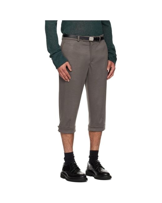 Rier Black Knickerbocker Shorts for men