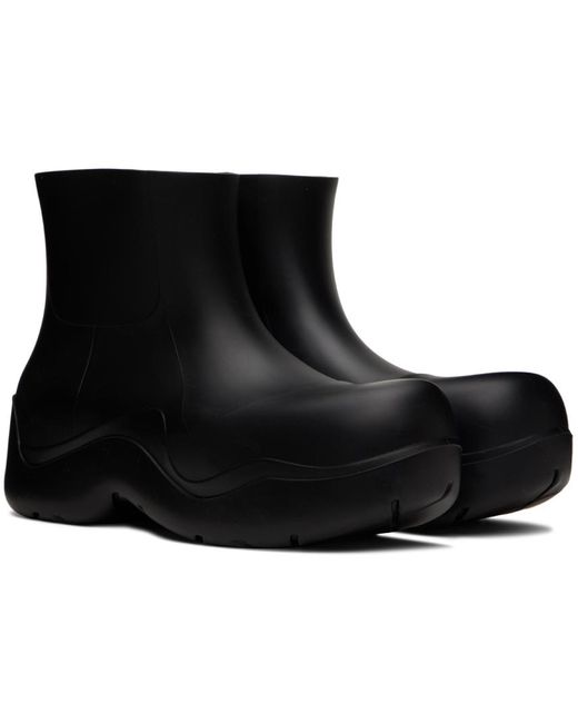 Bottega Veneta Black Puddle Boots for men
