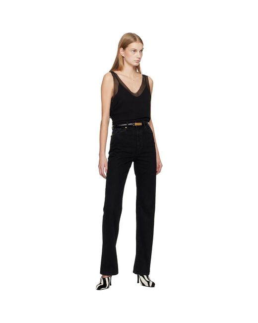 Khaite Black Empire Belt