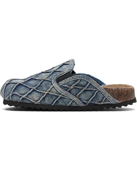 DIESEL Black D-Woodstock Quilted Slip-On Loafers