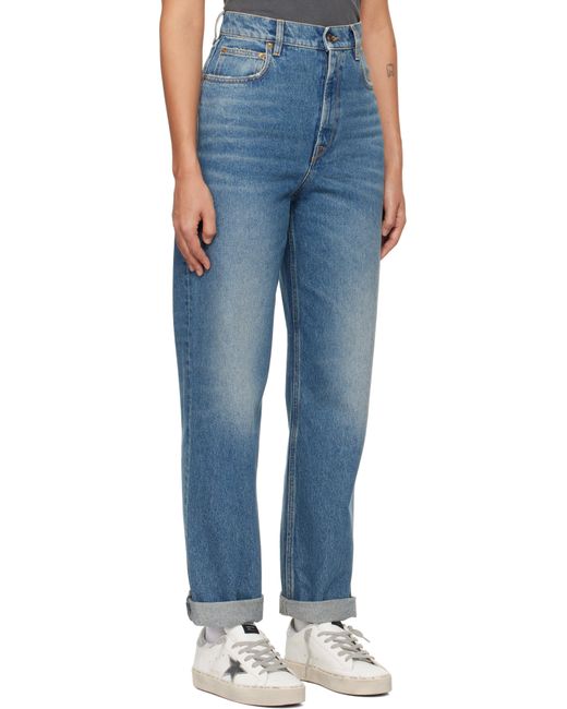 Golden Goose Deluxe Brand En Goose ブルー ミディアムウォッシュ ジーンズ Blue