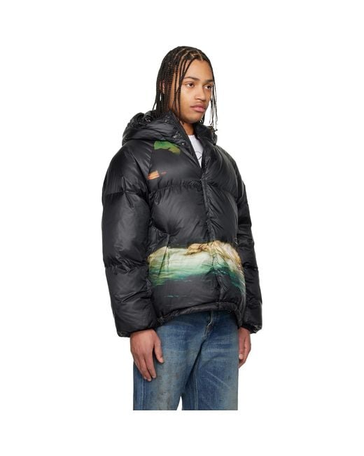 Undercover Black Ssense Exclusive Uc2E9204 Down Jacket for men