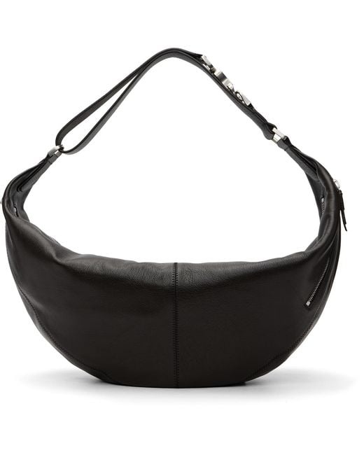 Lemaire Black Quiver Clip Bag for men