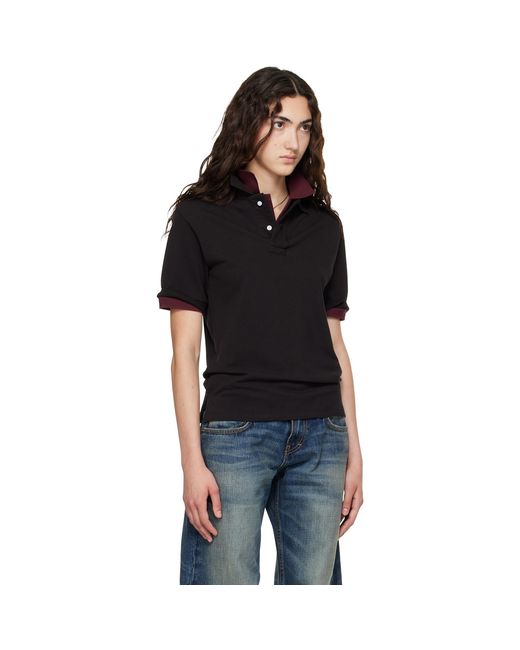 Raimundo Langlois Black Layered Polo