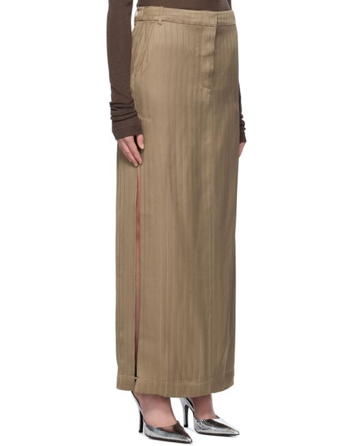 Jupe de tailleur longue brune REMAIN Birger Christensen en coloris Natural