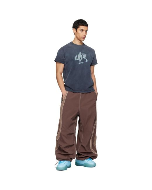 ERL Blue Puke T-Shirt for men