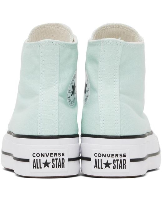 Converse Black Blue Chuck Taylor All Star Lift Platform High Top Sneakers