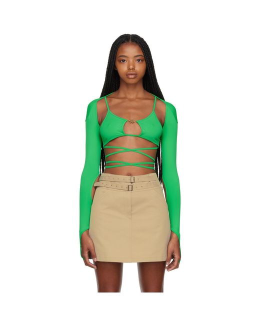 BONBOM Green Karina Long Sleeve T-Shirt