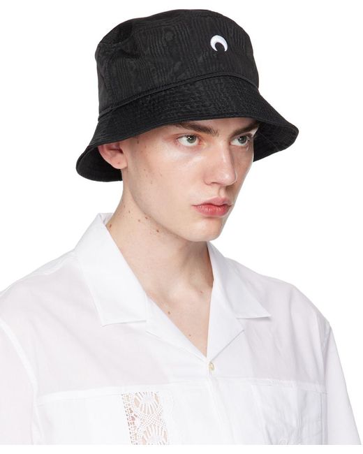 MARINE SERRE Multicolor Regenerated Moire Bucket Hat for men