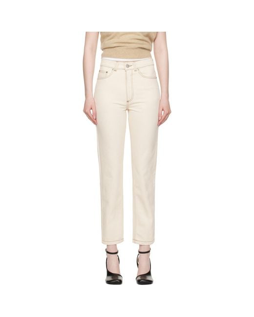 AMI Natural Classic Fit Jeans