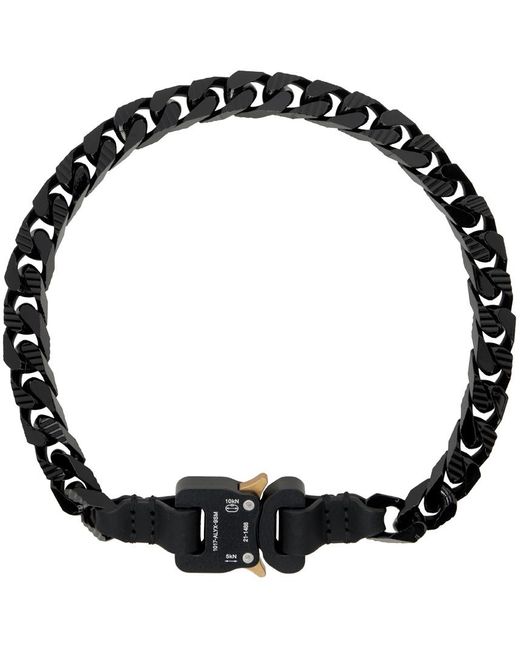 1017 ALYX 9SM Black Colored Chain Necklace for men